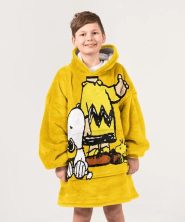 Snoopy  Kid C.B. Unisex Blanket Hoodie