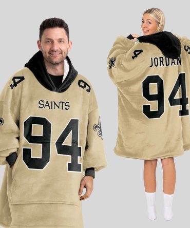 Adult C.J 94 New Orleans Football Unisex Blanket Hoodie