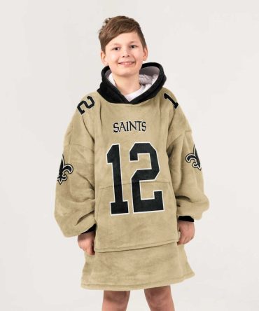 Kid C.O 12 New Orleans Football Unisex Blanket Hoodie