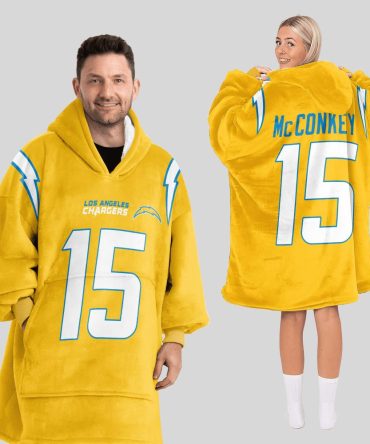 L.M 15 Los Angeles C Football Unisex Blanket Hoodie