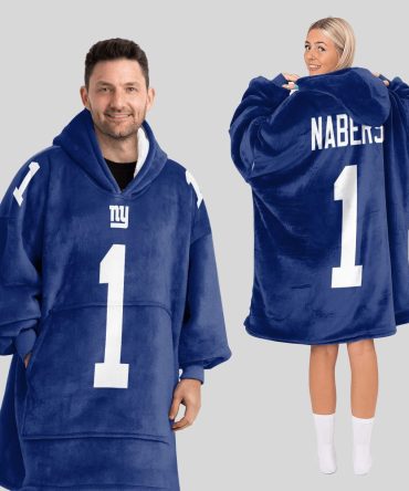 M.N 1 New York G Football Unisex Blanket Hoodie