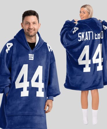 C.S 44 New York G Football Unisex Blanket Hoodie