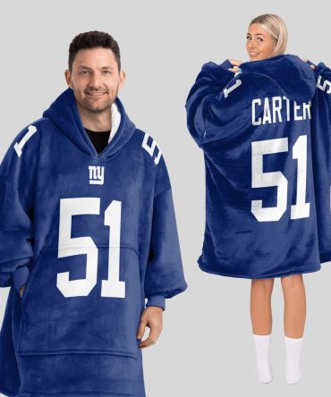 A.C 51 New York G Football Unisex Blanket Hoodie