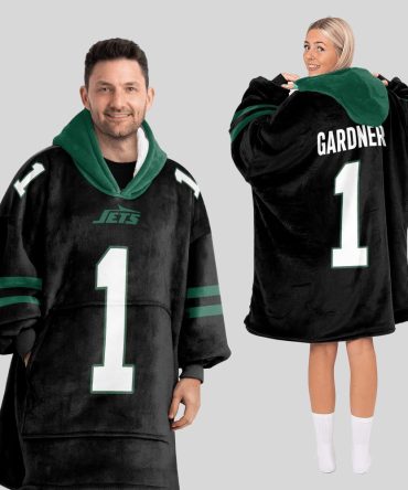 A.S.G 1 New York J Football Unisex Blanket Hoodie