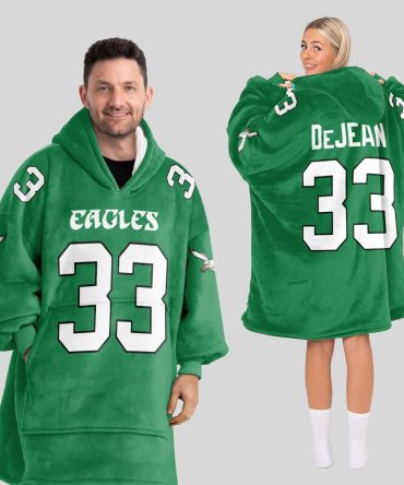 C.D 33 Philadelphia Football Unisex Blanket Hoodie