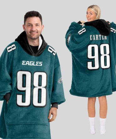 J.C 98 Philadelphia Football Unisex Blanket Hoodie