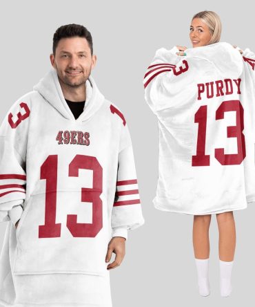 B.P 13 San Francisco Football Unisex Blanket Hoodie