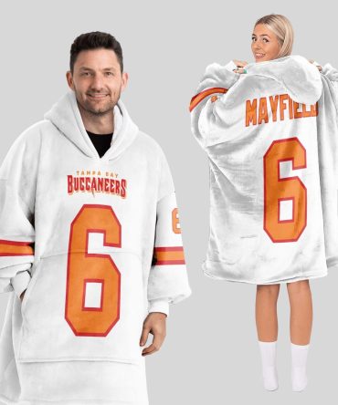 Adult B.M 6 Tampa Bay Football Unisex Blanket Hoodie