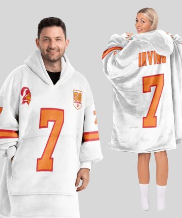 Adult B.I 7 Tampa Bay Football 50Th Season Game Unisex Blanket Hoodie
