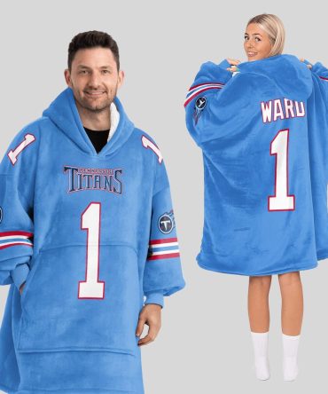 Adult C.W 1 Tennessee Football Unisex Blanket Hoodie