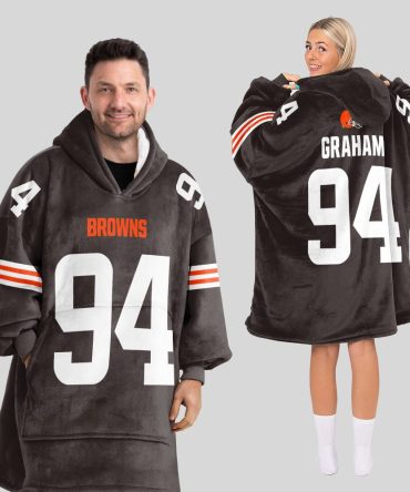 M.G 94 Cleveland Football Unisex Blanket Hoodie