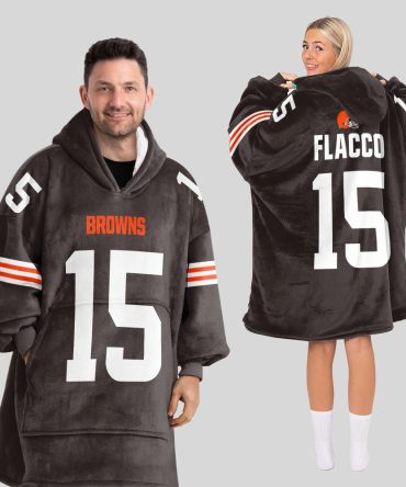 Adult J.F 15 Cleveland Football Unisex Blanket Hoodie