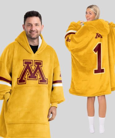 #1 Minnesota Football Unisex Blanket Hoodie