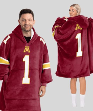#1 Minnesota Football Unisex Blanket Hoodie
