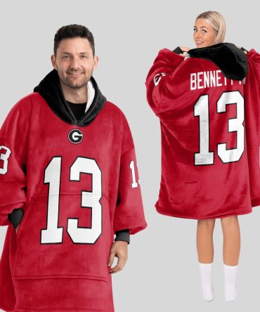 Adult S.B 13 Georgia Football Unisex Blanket Hoodie
