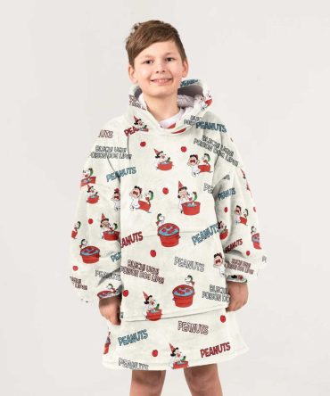 Kid Snoopy Poison Lips Unisex Blanket Hoodie