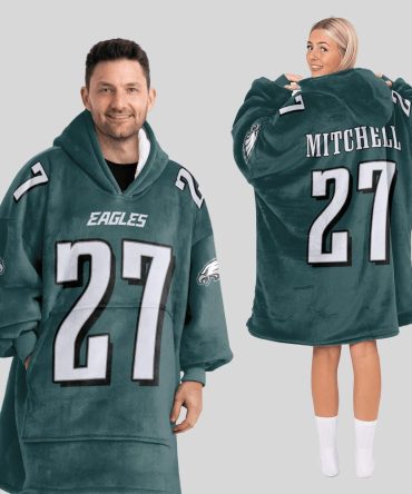 #27 Philadelphia Football Unisex Blanket Hoodie