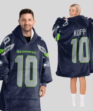 C.K 10 Seattle Football Unisex Blanket Hoodie