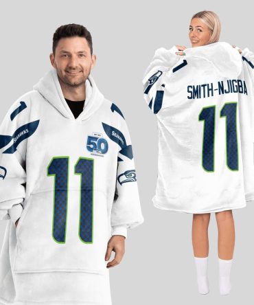 J.S 11 Seattle Football Unisex Blanket Hoodie