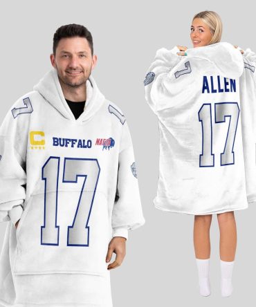 Mafia J.A 17 Buffalo Football Unisex Blanket Hoodie