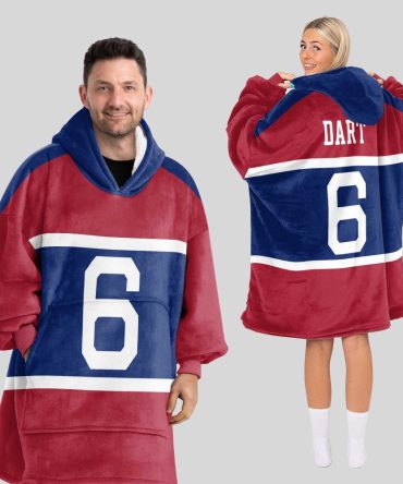 J.D 6 New York G Football Unisex Blanket Hoodie