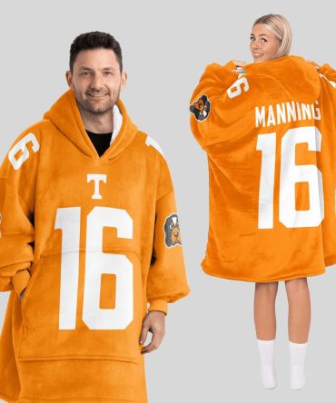 Adult 16 Tennessee Football Unisex Blanket Hoodie