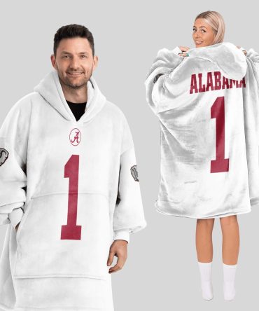 Adult 1 Alabama Football Unisex Blanket Hoodie