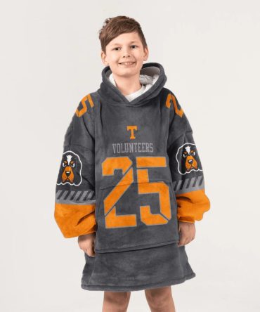 Kid 25 Tennessee Football Unisex Blanket Hoodie