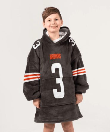 Kid J.J 3 Cleveland Football Unisex Blanket Hoodie