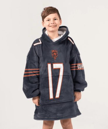 Kid T.B 17 Chicago Football Unisex Blanket Hoodie