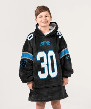 Kid 30 Carolina Football Unisex Blanket Hoodie