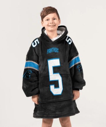 Kid 5 Carolina Football Unisex Blanket Hoodie