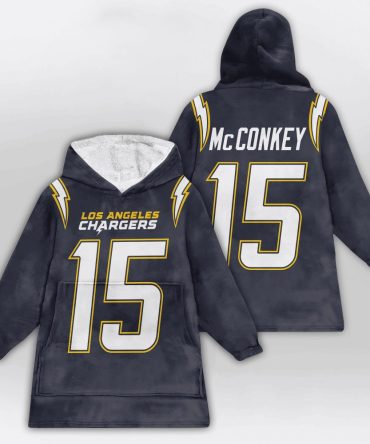 L.M 15 Los Angeles C Football Unisex Blanket Hoodie