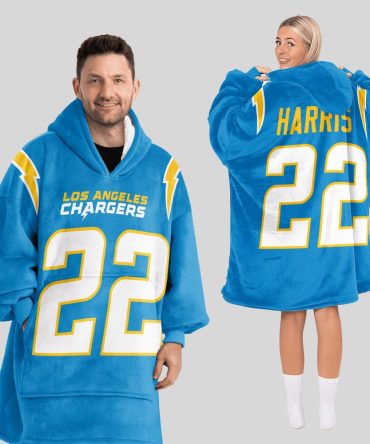 22 Los Angeles C Football Unisex Blanket Hoodie