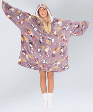 Adult Snoopy & Friends Halloween Pirate Unisex Blanket Hoodie