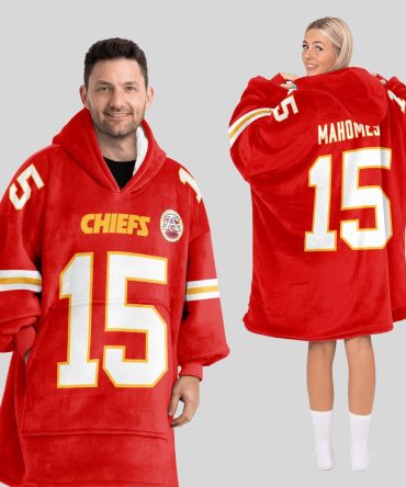 P.M 15 Kansas City Football Unisex Blanket Hoodie