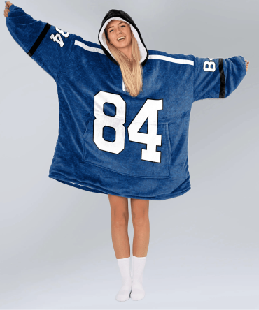T.W 84 Indianapolis Football Unisex Blanket Hoodie
