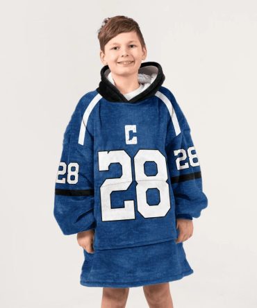 Kid 28 Indianapolis Football Unisex Blanket Hoodie