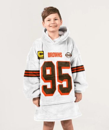 Kid M.G 95 Captain Cleveland Football Unisex Blanket Hoodie