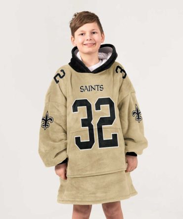 Kid T.M 32 New Orleans Football Unisex Blanket Hoodie