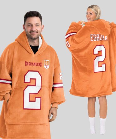 E.E 2 Tampa Bay Football Unisex Blanket Hoodie