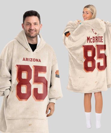 Adult 85 Arizona Football Unisex Blanket Hoodie