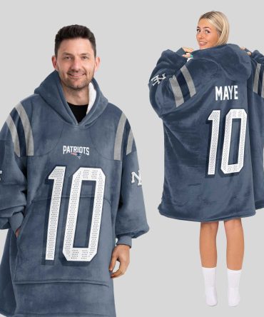 D.M 10 New England Football Unisex Blanket Hoodie