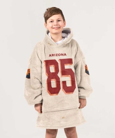Kid 85 Arizona Football Unisex Blanket Hoodie