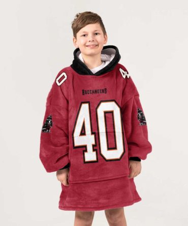 Kid M.A 40 Tampa Bay Football Unisex Blanket Hoodie