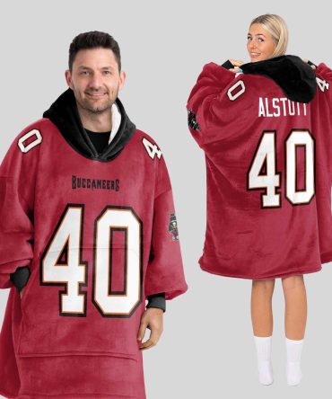 Adult M.A 40 Tampa Bay Football Unisex Blanket Hoodie