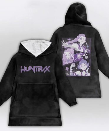 Kpop Demon Hunter Huntrix Unisex Blanket Hoodie
