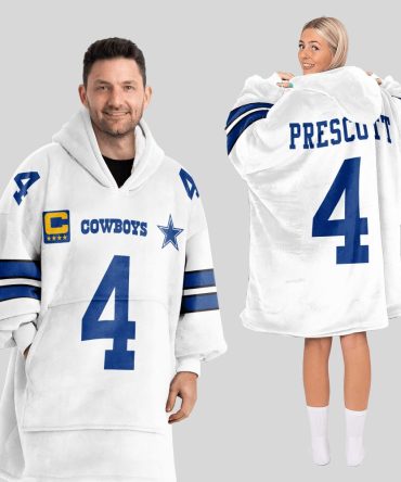 Adult D.P 4 Captain Dalllas Football Unisex Blanket Hoodie