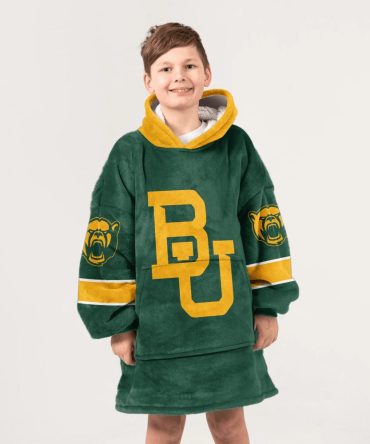 Kid #1 Baylor Football Unisex Blanket Hoodie