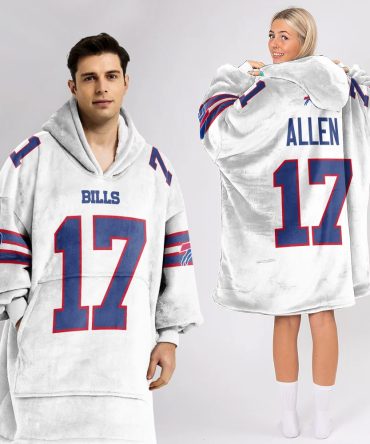 Buffalo Football 17 Unisex Blanket Hoodie